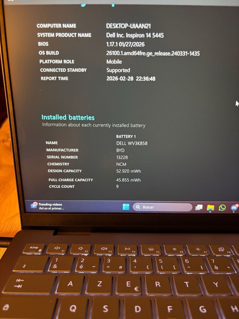 Portátil Dell Inspiron 14 5445 Plata afbeelding 6
