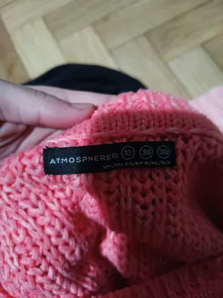 Jersey Atmosphere rosa, niña Talla 10