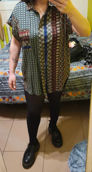 Camisa Desigual Multicolor Talla XL