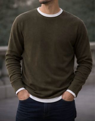 Jersey chico verde oliva