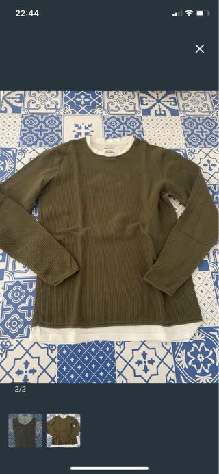 Jersey chico verde oliva