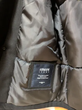 Chaqueta Armani Negra Hombre