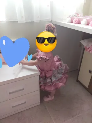 Traje de flamenca para niña