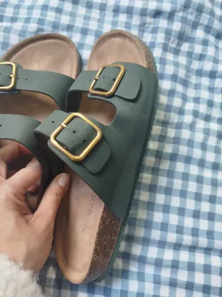 Sandalias Verdes Mujer Talla 39