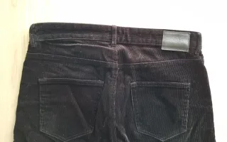 Pantaloni uomo Mango velluto nero tg.44
