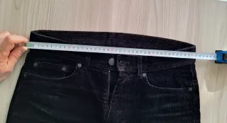 Pantaloni uomo Mango velluto nero tg.44