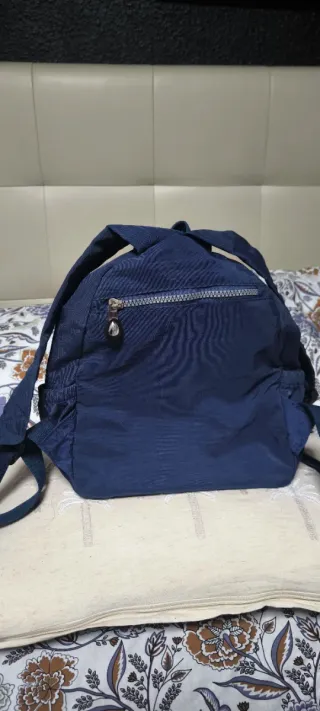 Bolso mochila azul