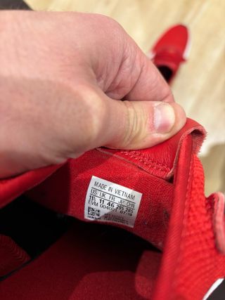 Zapatillas Adidas Rojas y Blancas