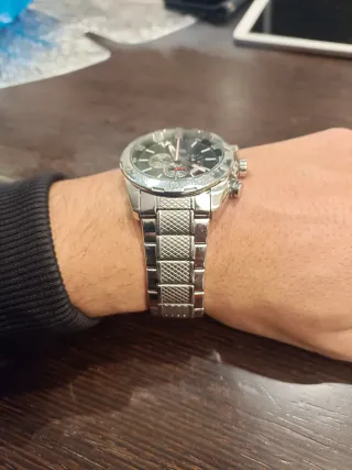 Reloj Festina Cronógrafo Negro y Plateado