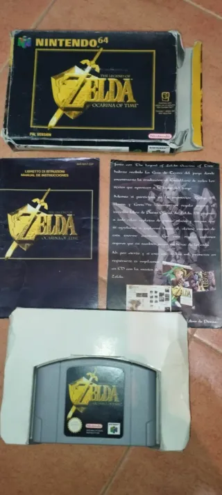 Scatola Zelda Ocarina of Time per Nintendo 64