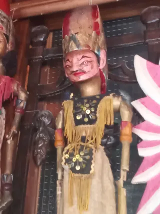 Marioneta Wayang Golek Años 70