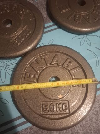 4 Discos de Pesas 5kg
