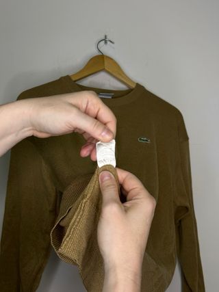 Jersey Lacoste Vintage Marrón