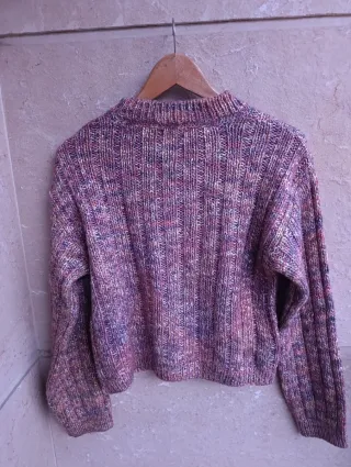 Jersey Zara punto multicolor