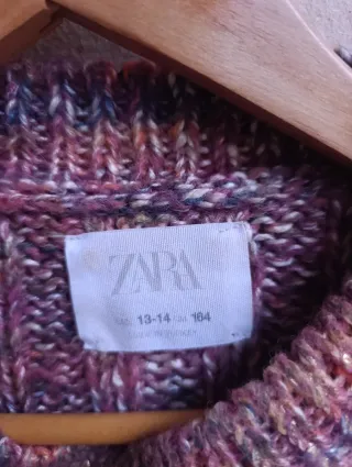 Jersey Zara punto multicolor