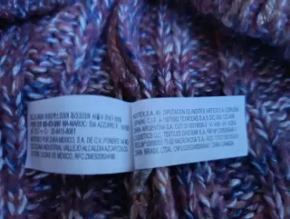 Jersey Zara punto multicolor