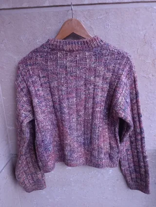 Jersey Zara punto multicolor