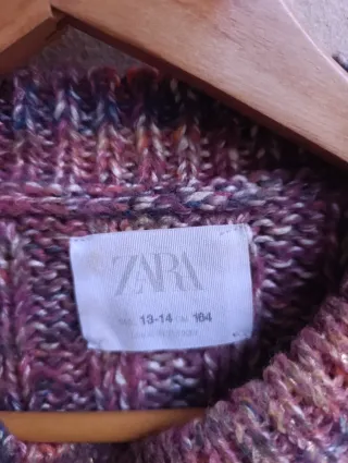 Jersey Zara punto multicolor