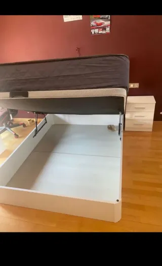 Canapé abatible blanco