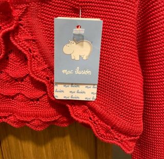 Bolero rojo 18 meses