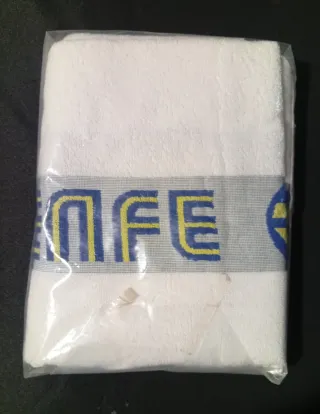 Toalla de baño, RENFE Antigua Galleta, PRECINTADA!