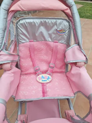 Carrito Muñeca Baby Born Rosa