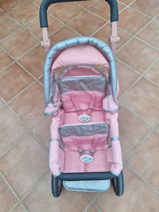 Carrito Muñeca Baby Born Rosa