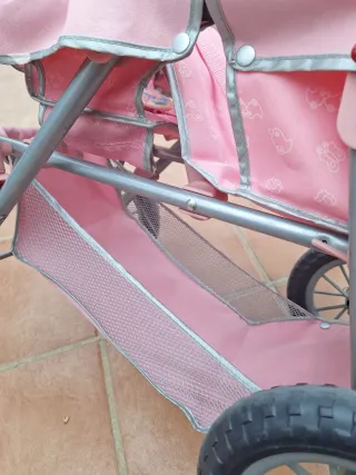 Carrito Muñeca Baby Born Rosa