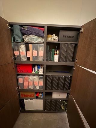 Scarpiera Ikea Besta Modulare Legno