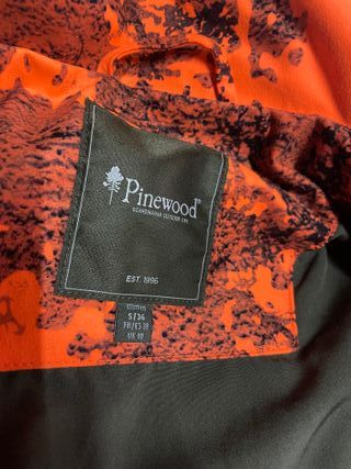 Chaqueta caza Pinewood alta visibilidad mujer