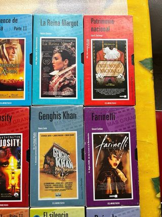 Lote 12 Cintas VHS Películas Clásicas