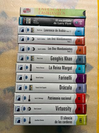 Lote 12 Cintas VHS Películas Clásicas