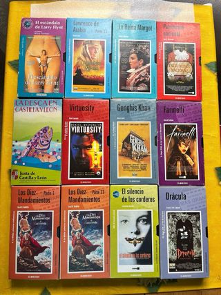 Lote 12 Cintas VHS Películas Clásicas