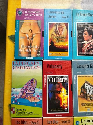 Lote 12 Cintas VHS Películas Clásicas