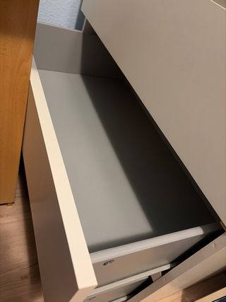 Cajonera blanca 4 cajones grandes 80 x 100 x 48 cm