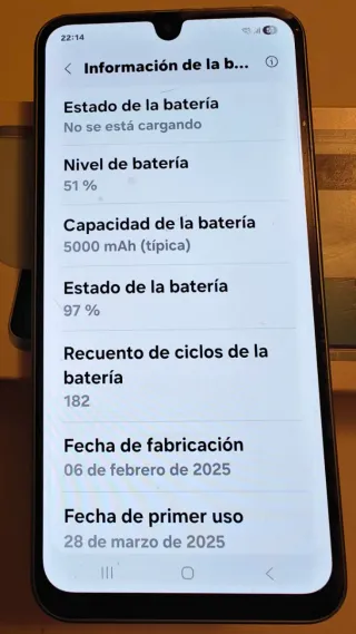 Samsung Galaxy A26 5G Verde como nuevo 9/10