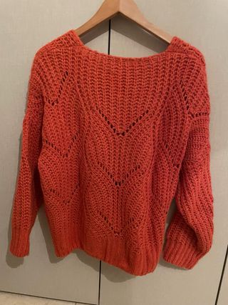 Jersey naranja tejido