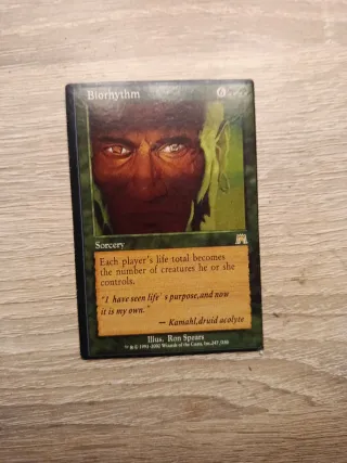 Biorhythm Magic The Gathering Carta