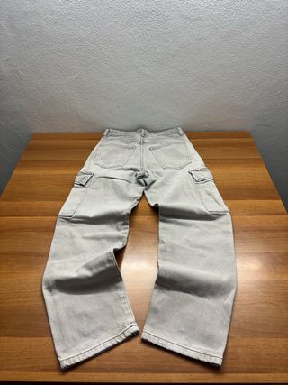 Pantaloni cargo Bershka beige