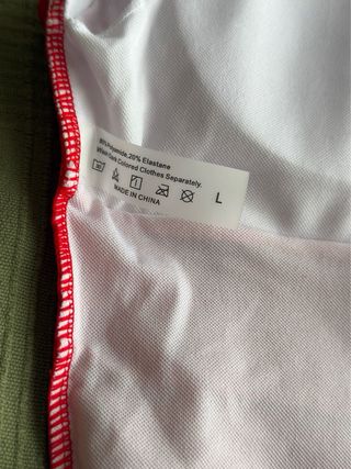 Traje de baño rojo una pieza nuevo L