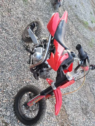 Pit Bike 110cc Semiautomática Roja