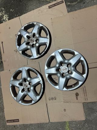 3 Tapacubos Opel Originales 16 Pulgadas