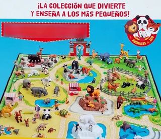 Colección  60 libros, los animales del zoo