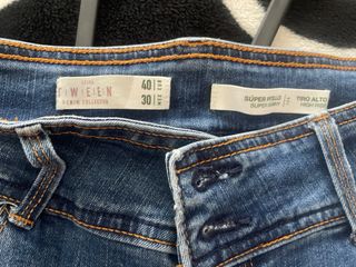 Pantalón Vaquero skinny Sfera Talla 40 Azul