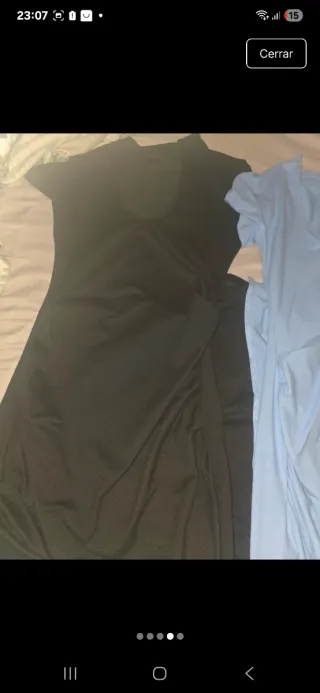 Lote 3 vestidos largos escote