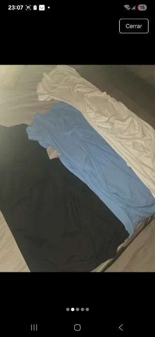 Lote 3 vestidos largos escote