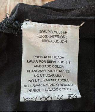 Vestido Almatrichi beige y negro