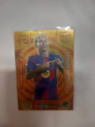 Cromo Lamine Yamal Premium Oro