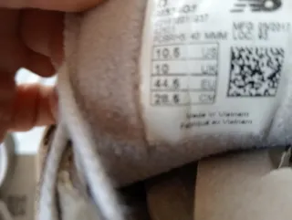 Zapatillas New Balance Beige/Gris Talla 42