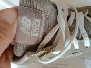 Zapatillas New Balance Beige/Gris Talla 42